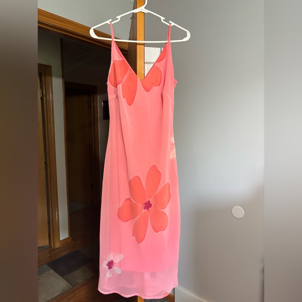 Euro Floral Midi Dress